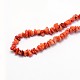 Orange Coral Beads Strands G-O049-C-11-3