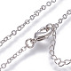 (vente de bijoux pour fêtes d'usine) colliers avec pendentif en laiton et zircone cubique NJEW-O117-01P-4