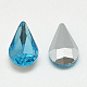 Cabujones de cristal con rhinestone RGLA-T082-6x10mm-12-2
