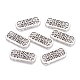 Rectangle Carved Word Best Friend Tibetan Style Alloy Message Links connectors for Bracelet Making TIBE-S248-AS-FF-1