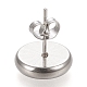 304 impostazioni per orecchini a bottone in acciaio inossidabile X-STAS-K202-05D-P-3