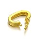 Rack Plating Brass Micro Pave Cubic Zirconia Twister Clasps ZIRC-I012-15-RS-3