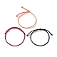 Simple Nylon Cord Bracelets Set BJEW-JB07376-02-1