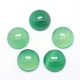 Natural Green Onyx Agate Cabochons G-P393-R43-13mm-1