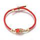 Bracelets réglables en nylon BJEW-L639-02B-1