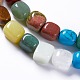 Natural & Synthetic Mixed Gemstone Beads Strands G-K267-06A-3