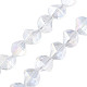 Chapelets de perles en verre électroplaqué EGLA-N008-019-D01-1