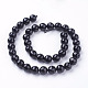 Natural Black Onyx Beads Strands X-G-E145-10mm-3B-2