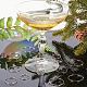 Ph pandahall 120 pz 4 dimensioni cerchi di perline rotondi risultati di fascini di vetro di vino cerchio aperto per distinguere occhiali a filo che fanno gioielli progetto artistico feste di vino favore di sera di nozze KK-PH0036-51RG-7