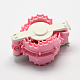 Métier à tricoter en plastique rose bricolage pour la fabrication de pom pom X-TOOL-R045-04A-2