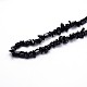 Natural Obsidian Beads Strands G-O049-B-35-3
