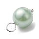 Shell Pearl Dyed Round Charms PALLOY-JF02245-01-4