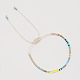 Armband aus geflochtenen Perlen aus Glassamen BJEW-BB727272825-E-1