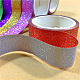 Glitter DIY Scrapbook Decorative Adhesive Tapes DIY-A002-01-5