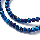 Electroplate Glass Beads Strands EGLA-K015-10A-3