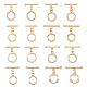 arricraft 16 Sets Brass Toggle Clasps KK-AR0002-58-1