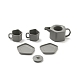 Decorazioni da esposizione per set da tè in mini lega DJEW-G028-03B-3