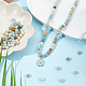 Beebeecraft 2 brins de perles d'amazonite de fleur naturelle G-BBC0001-40-4