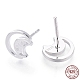 925 Sterling Silber Ohrstecker STER-T004-49S-1