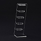 Transparent Acrylic Earrings Display Stands EDIS-G014-04-4