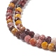 Natural Mookaite Faceted Round Beads Strands G-A129-2mm-19-1-3