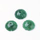 Myanmar natural de jade / burmese jade cuentas tapas G-E418-04-1