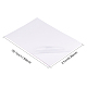 BENECREAT 10 Sheets Transparent Glossy Stencil Sheets Waterproof Glossy Self Adhesive PVC Film Label Sticker for Injet Printer Office Supplies AJEW-BC0005-35-3