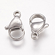 304 Stainless Steel Lobster Claw Clasps STAS-P185-12-P-2