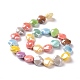 Chapelets de perles en porcelaine manuelle X-PORC-K003-03-3
