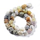 Blanc naturel opale africain perles brins G-C038-02S-3