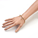 Brass Beads Stretch Charm Bracelets BJEW-JB03863-02-3