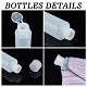 Пластиковые пустые бутылки многоразового использования с откидной крышкой на 100 мл MRMJ-WH0037-13C-2