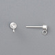 Accessoires de puces d'oreilles en 304 acier inoxydable X-STAS-H410-04S-C-2