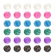 60 pz 6 colori fili di perle di agata naturale stagionata G-FS0001-96-2