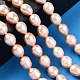 Hebras de perlas de agua dulce cultivadas naturales PEAR-N012-07L-6