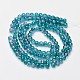 Chapelets de perles en verre craquelé X-CCG-Q002-6mm-06-2