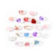 20Pcs Transparent Spray Painted Glass Beads GLAA-YW0001-09-3