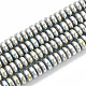 Chapelets de perles en hématite synthétique sans magnétiques G-N0318-01A-1