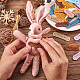 76 шт. 19 этикетки из микрофибры и кожи DIY-BT0001-20-5