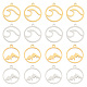SUNNYCLUE 1 Box 40Pcs 4 Styles Mountain Charms Bulk Stainless Steel Wave Charm Sea Beach Charm for Jewelry Making Charms Women Adults DIY Earring Necklace Bracelet Keychains Craft Hawaii Summer STAS-SC0004-08-1
