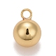 Brass Ball Charms KK-M229-71B-G-1