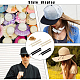 Benecreat 8 Uds cinta de tamaño de sombrero reductor de tamaño de sombrero DIY-BC0008-98-6