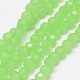 Imitation Jade Glass Beads Strands EGLA-J042-4mm-28-1