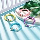 Bracelets extensibles en perles acryliques pour enfants BJEW-JB07786-2