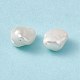 Perles de perles de keshi naturelles baroques PEAR-N020-P40-3