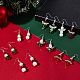 SUNNYCLUE DIY Christmas Dangle Earring Making Kit DIY-SC0018-92-5