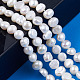 Fili di perle di perle d'acqua dolce coltivate naturali PEAR-N014-05H-6