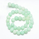 Chapelets de perle en jade blanc naturel X-G-R297-8mm-36-2