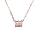 Grooved Column Pendant Necklace for Girl Women NJEW-BB44504-A-1