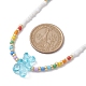 3 collier de perles en acrylique en forme d'ours. NJEW-JN04632-3